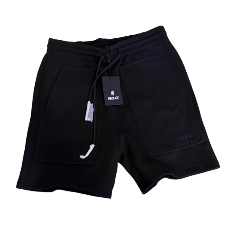 MACKAGE ELWOOD-R Black Size Small Men's Shorts Streetwear NEW